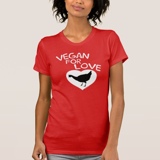 Vegan for Love T-Shirt (Front)