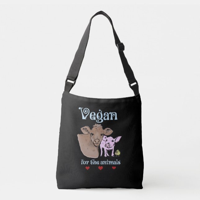Vegan for the animals bag (Front)