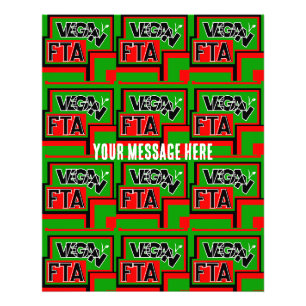 Vegan For The Animals (FTA) Photo Print