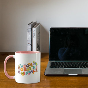 Vegan for the animals mug