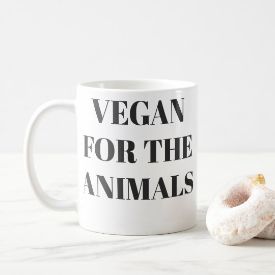 VEGAN FORTHE ANIMALS MUG