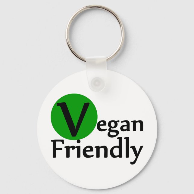 Vegan Friendly Key Ring (Front)