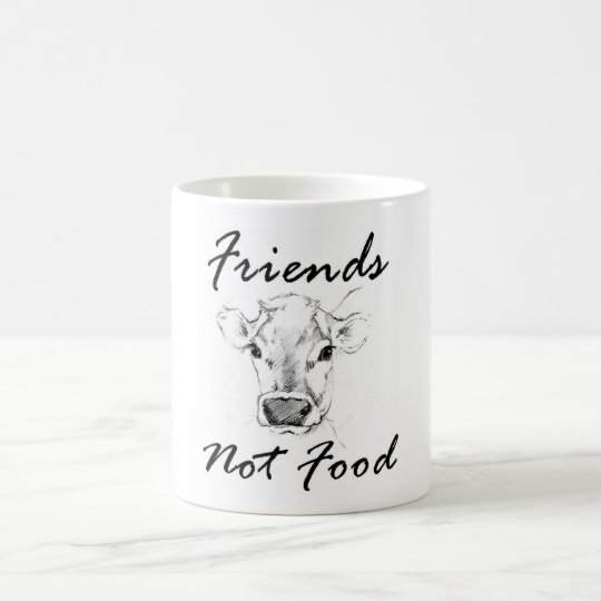 Vegan Friends Not Food Mug