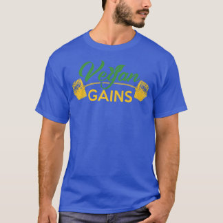 Vegan Gains Eat Vegetables And Fruits Vegetarian  T-Shirt
