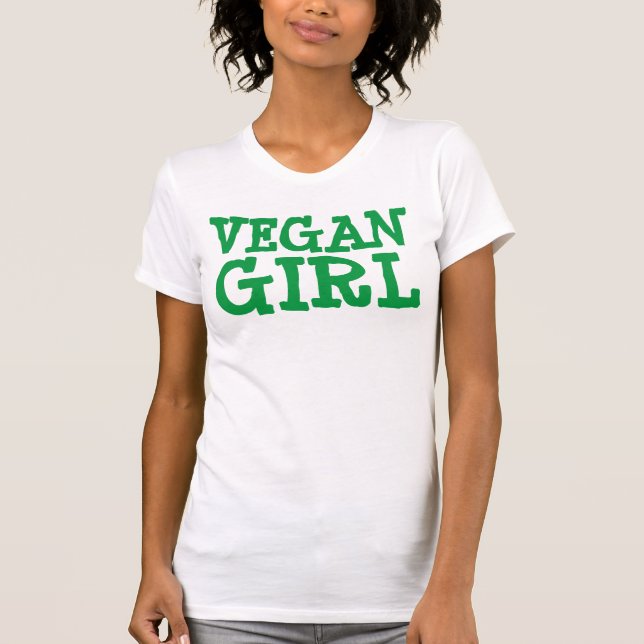 VEGAN GIRL t-shirts (Front)