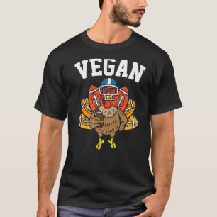 Vegan  Gobble Wobble and Football T-Shirt