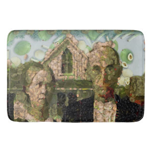 Vegan Gothic Fine Art Spoof Bath Mat