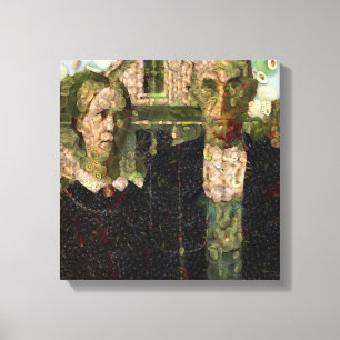 Vegan Gothic Fine Art Spoof Canvas Print