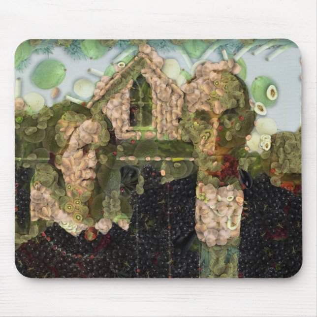 Vegan Gothic Fine Art Spoof Mouse Mat (Front)