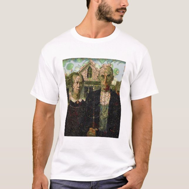 Vegan Gothic Fine Art Spoof T-Shirt (Front)