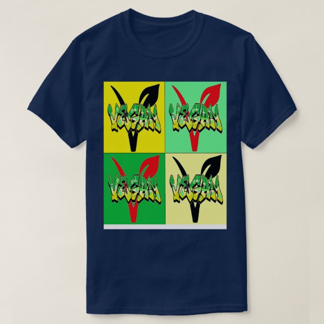 Vegan Greens T-Shirt (Design Front)