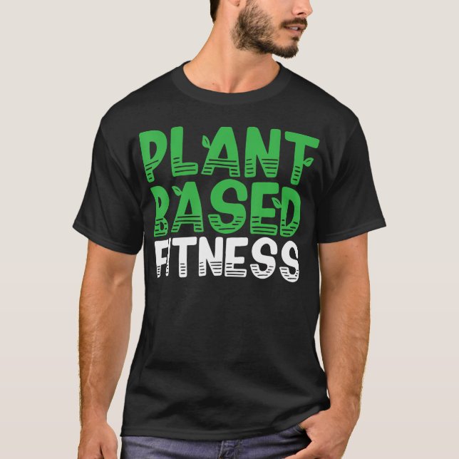 Vegan Gym Fitness Workout Bodybuilding T-Shirt (Front)