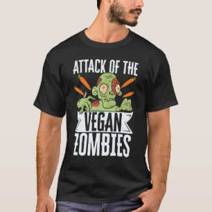 Vegan Halloween Attack Of The Vegan Zombies Vegeta T-Shirt
