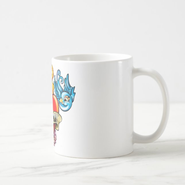 Vegan Heart Coffee Mug (Right)