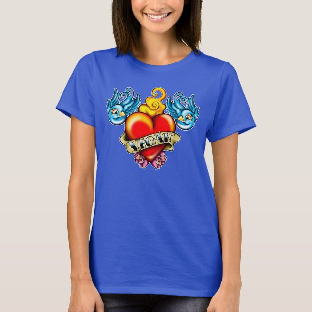 Vegan Heart T-Shirt (Front)