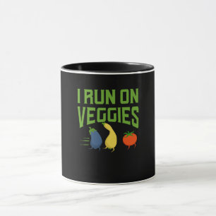 Vegan - I Run On Veggies Mug