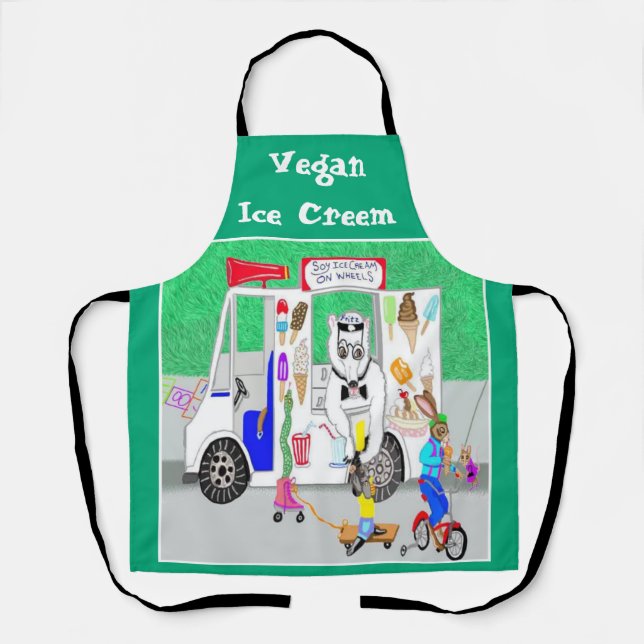 Vegan Ice Creem Apron (Front)