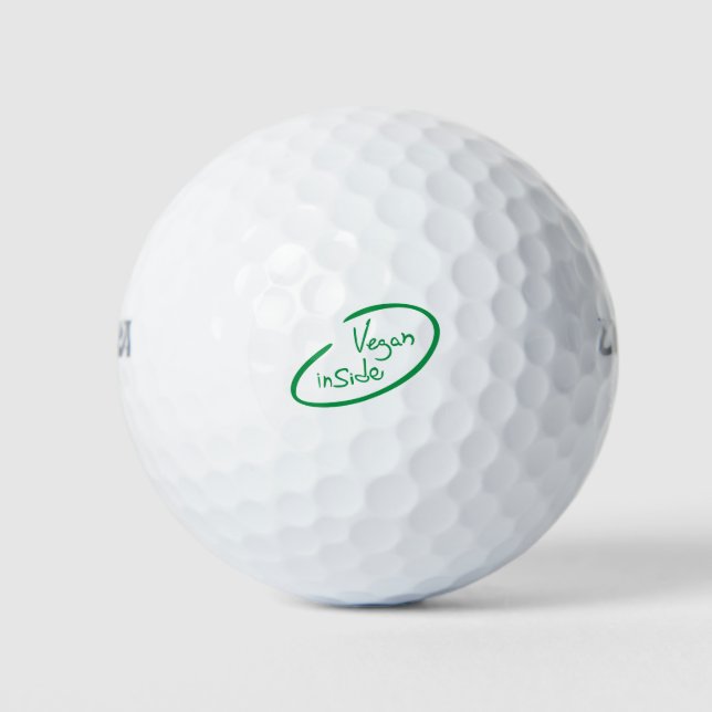 Vegan Inside Golf Balls (Front)