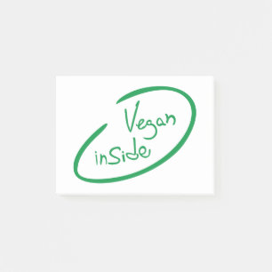 Vegan Inside Post-it Notes