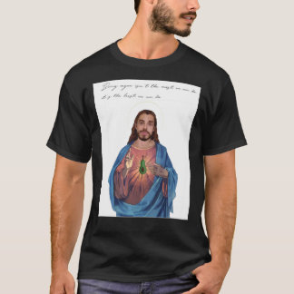 Vegan Jesus (earthling ed quote) Premium Scoop T-S T-Shirt