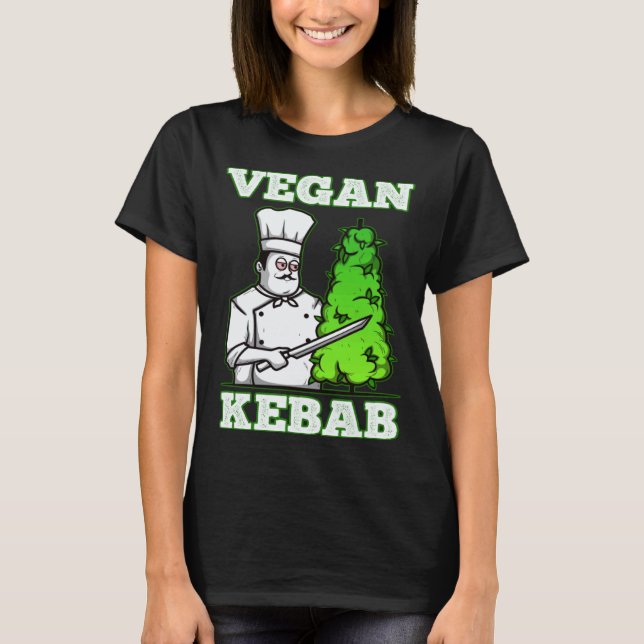 Vegan Kebab Weed T-Shirt (Front)