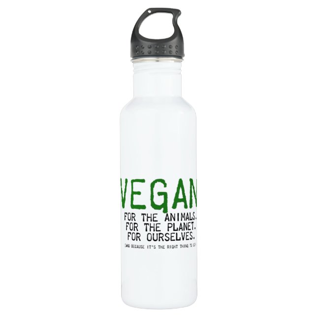 Vegan Liberty Bottleworks Alum 24oz 710 Ml Water Bottle (Front)