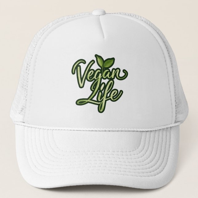 Vegan Life Trucker Hat (Front)