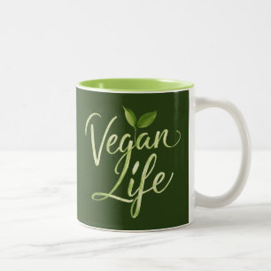 Vegan Life Two-Tone Coffee Mug