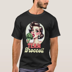 Vegan Life Vegetarian Plant Based Veggie Team Broc T-Shirt