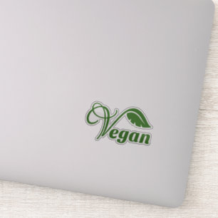Vegan Logo Leaf