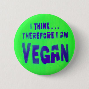 Vegan Love Animals Eat Plants 6 Cm Round Badge