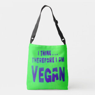 Vegan Love Animals Eat Plants Crossbody Bag