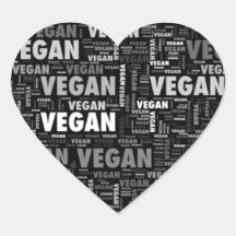 Vegan love heart design