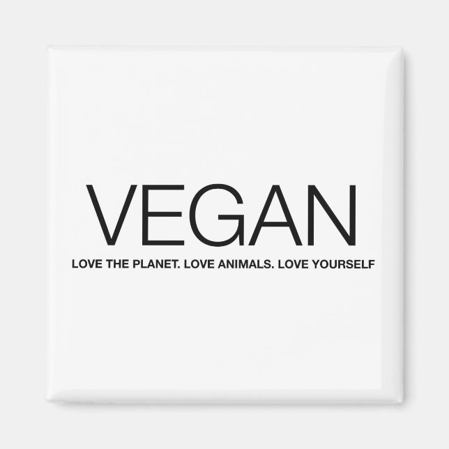 VEGAN love Magnet (Front)