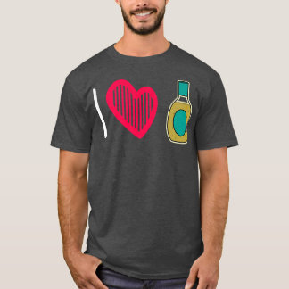 Vegan  Love Salad Dressing  Vegetarian  T-Shirt