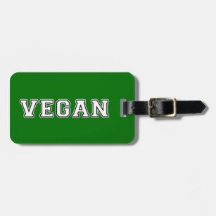 vegan luggage tags