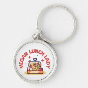 VEGAN LUNCH LADY’S KEY RING