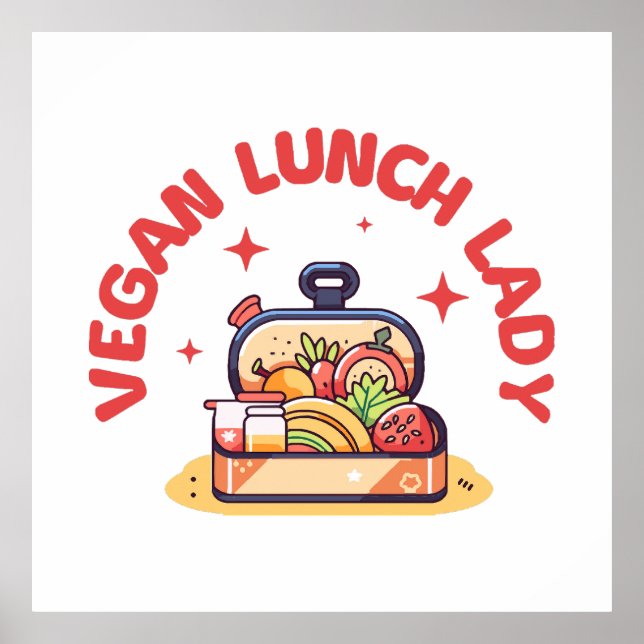 VEGAN LUNCH LADY’S POSTER (Front)