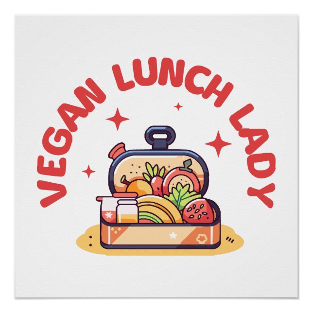 VEGAN LUNCH LADY’S POSTER (Front)