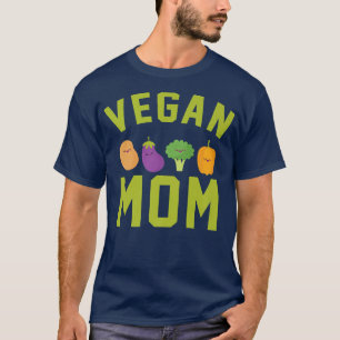 Vegan Mom Ethical Pro Vegan Kawaii Veggie Broccoli T-Shirt