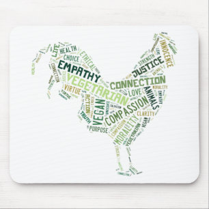 Vegan Mosaic Mouse Mat