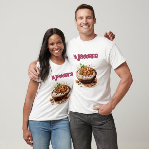 Vegan Mujaddara Arabic Food Lentils مجدرة عدس T-Shirt
