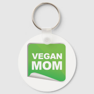 Vegan Mum Label Key Ring