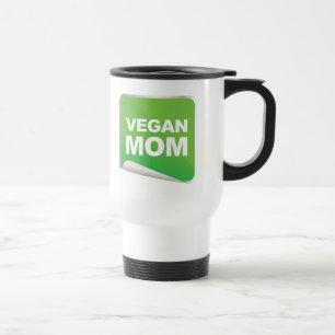 Vegan Mum Label Travel Mug