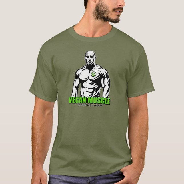Vegan Muscle Apparel T-Shirt (Front)