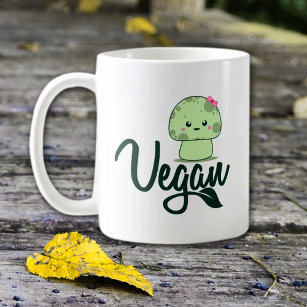Vegan, Mushroom    Coffee Mug