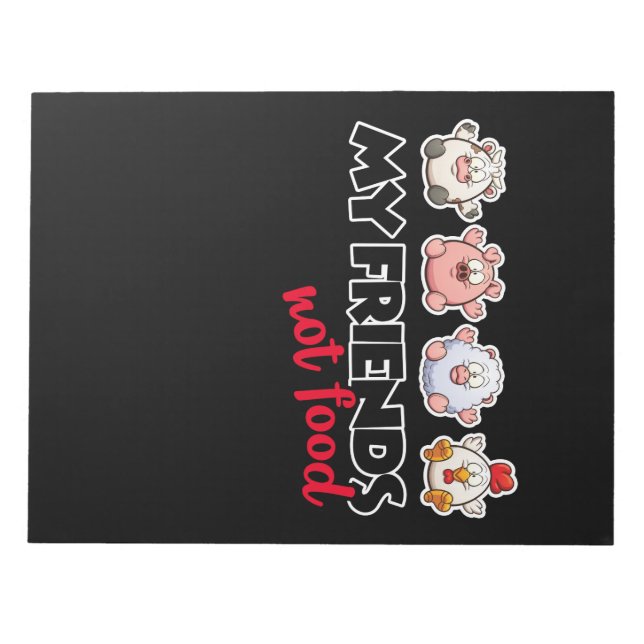 Vegan Notebook Notepad (Front)