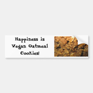 Vegan Oatmeal Cookies Bumper Sticker