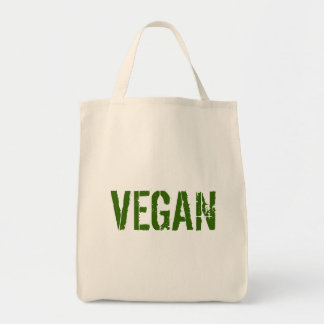 VEGAN organic grocery tote
