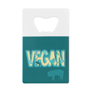 Vegan paper cut-out